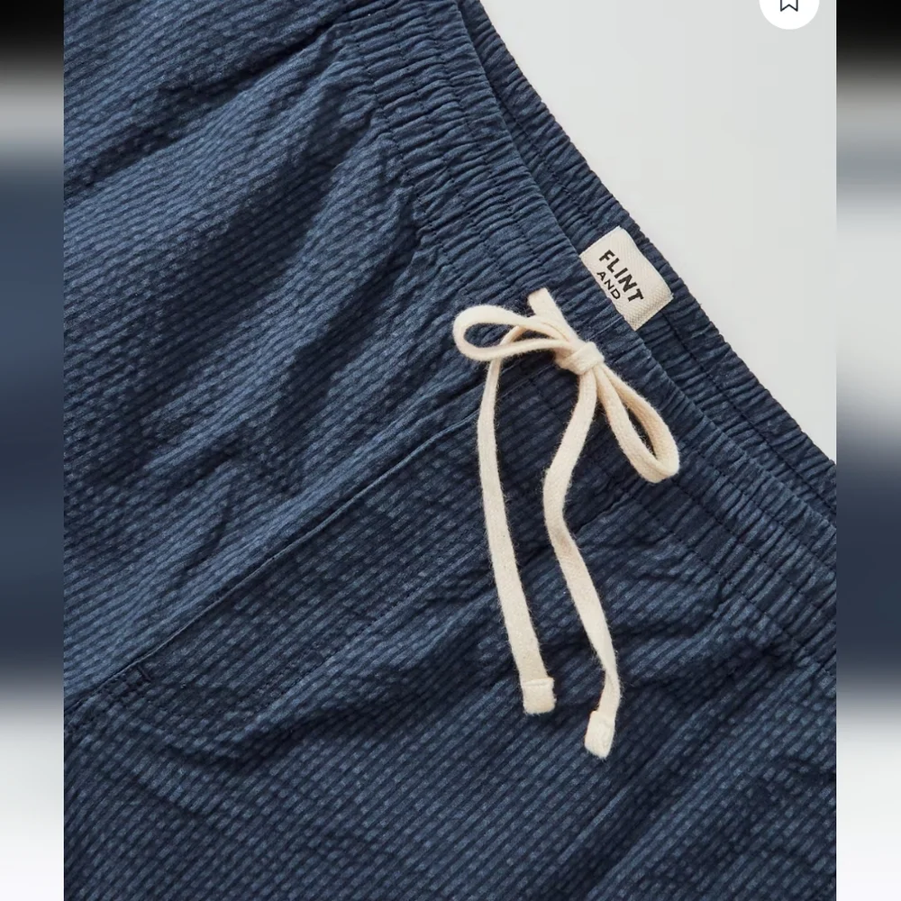 NEW‎ FLINT AND TINDER 365 Seersucker Drawstring Short 7